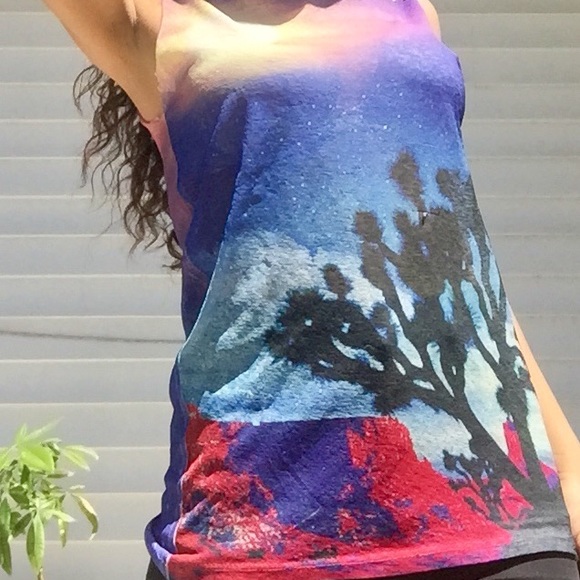 Dessert Night Sky Sheer Top - Picture 3 of 4